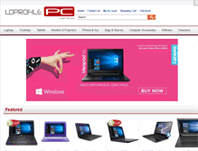 Tablet Screenshot of loprofilepc.com